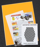 Distorted Checkers Paint Mask Kit