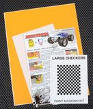 Large Checkers Paint Mask Kit