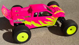 RC TLR Stadium Truck Painted with Fury Body Stencil - xxx main Racing