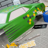 Hexagon RC Car Body Painting