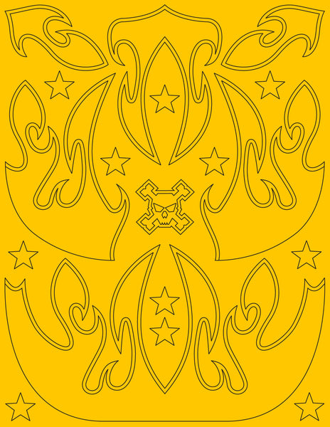 Blades RC Vinyl Paint Masks - xxx main Racing