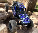Axial RC Crawler painted using xxx main Racing Camo RC Car Paint Masking Stencils.