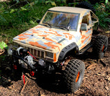 Camo RC Trail Truck using pre-cut vinyl Paint Masking Stencils