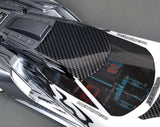 Carbon Fiber RC Car Paint Masking Stencils on a Tamiya Ford GT Body
