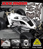 Dysfunctional Internal Graphic is easy to use. Peel, stick, then paint. Create your own custom RC body shell.