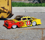 RC Pro Mod with Fatty Flames and 2" Numbers vinyl Paint Masks by xxx main Racing.
