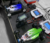 Team Associated Flames RC Paint Designs using xxx main pre-cut vinyl Paint Masking Stencils.