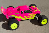 RC TLR 22T Stadium Truck custom painted with Fury pre-cut vinyl masking stencil - xxx main Racing