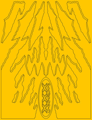 Fury pre-cut vinyl RC Car Paint Masking Stencil