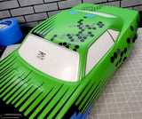 RC Drag Racing body shell custom painted with xxx main pre-cut vinyl Paint Masking Stencils