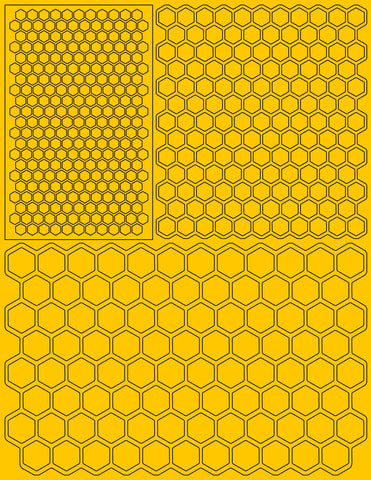 Honeycomb pre-cut vinyl RC Body Paint Masks - xxx main Racing