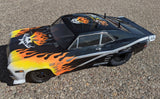 xxx main Flaming Skulls RC Car Paint Mask