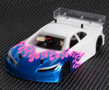 Micro Tribal Flames paint mask on a Mini-z Lexan body.