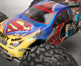 Traxxas Revo with Superman theme custom paint job. xxx main Picture Glue