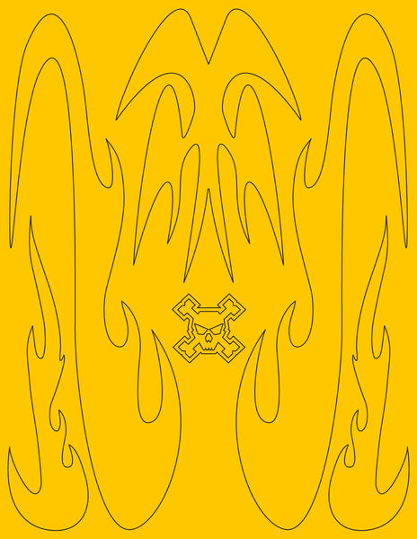 Predator pre-cut vinyl RC Paint Masks - xxx main Racing