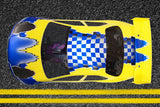 Rippin and Distorted Checkers pre-cut Vinyl RC Painting Decals