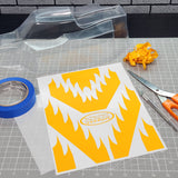 Saw Blade RC vinyl masking with transfer tape