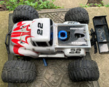 Nitro RC Truck custom painted with Spider RC Masking Stencils.