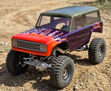 RC crawler truck custom painted using xxx main Spikes pre-cut vinyl masking stencils.