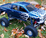 Spikes vinyl RC masking decals on a custom painted trail truck.