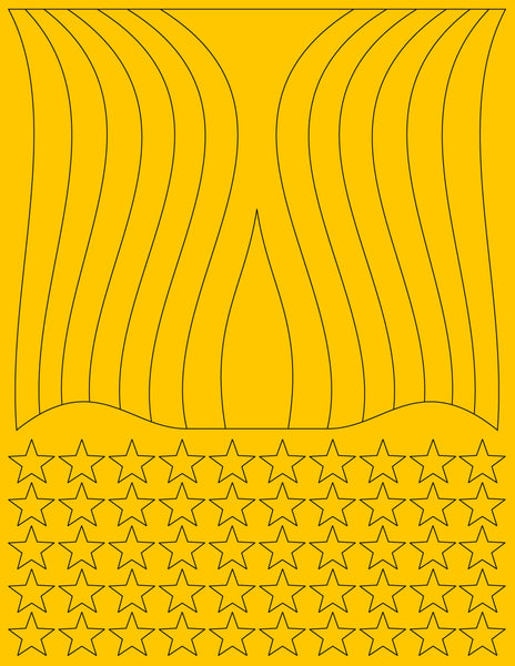 Stars and Stripes USA Flags pre-cut vinyl RC Paint Masks - xxx main Racing