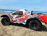 Nitro Traxxas Slash painted with xxx main Racing Fury pre-cut vinyl Paint Masking Stencils