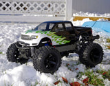 Traxxas Stampede with Tribal Flames masking stencils custom paintjob