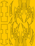 Tribal Mayhem pre-cut vinyl RC Paint Masks - xxx main Racing