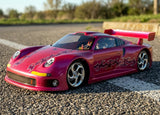 Custom Painted Pink Tribal Stripes RC Body Shell pre-cut vinyl paint masking stencils with transfer tape for easy application.