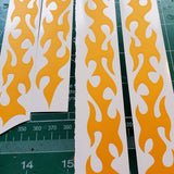 Weeded and ready to go! Pre-cut vinyl paint masking Tribal Stripes RC Body stencils.