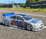Custom painted USA Flags RC Touring Car body
