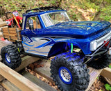 RC Crawler body painted with xxx main Racing West Coast pre-cut vinyl Paint Masks