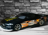 West Coast pre-cut viny Paint Mask used on an RC Drag Racing body shell.