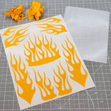 X-Flames RC Paint Mask Template with Transfer Tape