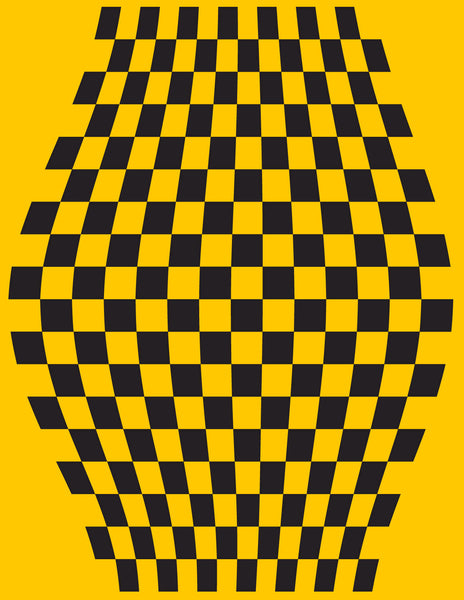 Distorted Checkers pre-cut Vinyl RC Paint Masks - xxx main Racing