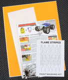 Flame Stripes Paint Mask Kit