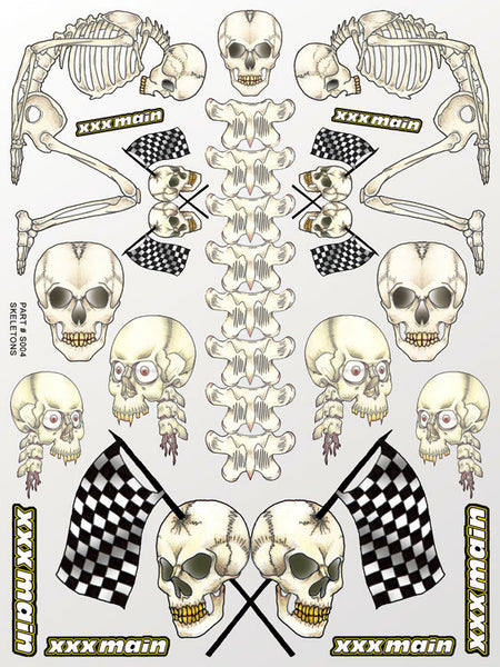 Skeletons Sticker Sheet