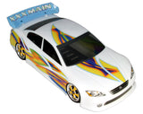 West Coast RC Painting Templates used on a Nissan Touring Car body shell